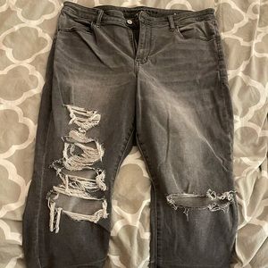American Eagle size 18 grey jeans